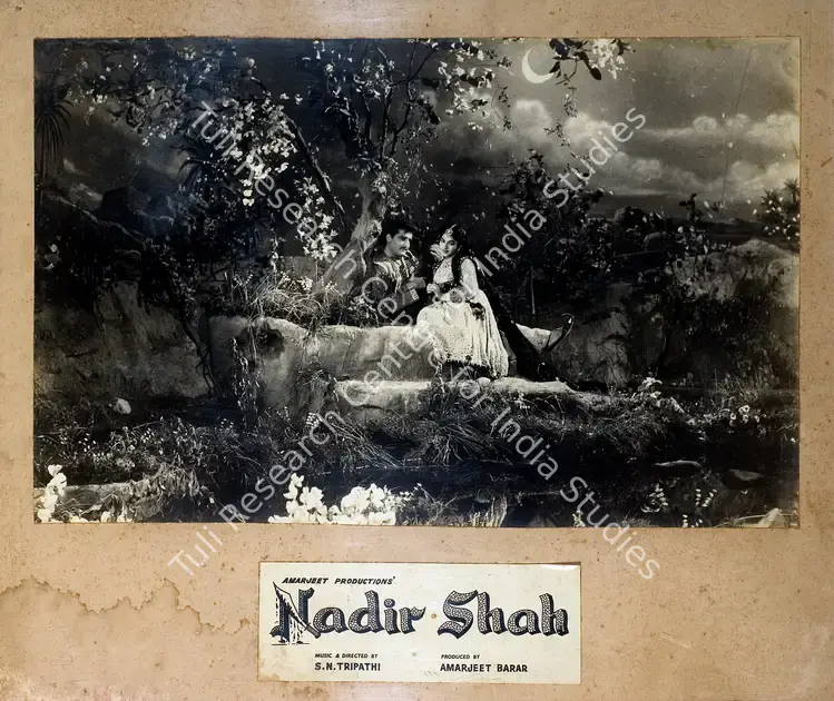 Tripathi, S.N. (Director), Nadir Shah, 1968 | Photographic Still Mounted on Lobby Card | CinemaEducation | 00765368