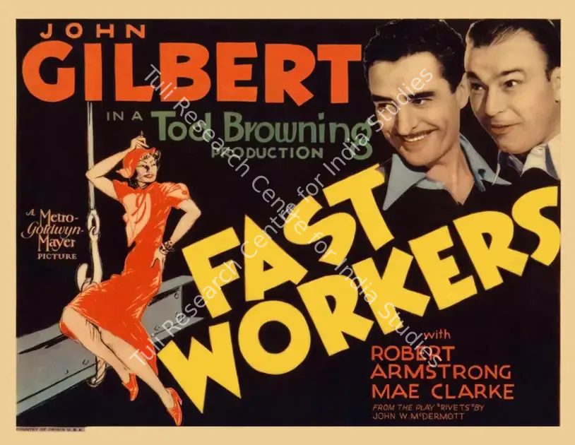 Browning, Tod (Producer), Fast Workers, 1933 | Lobby Card | CinemaEducation | 00795109