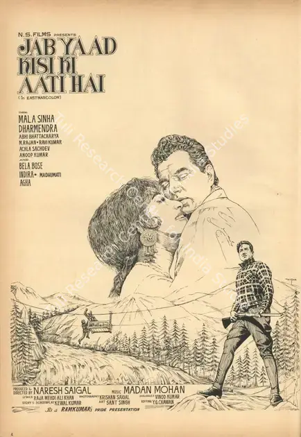 Saigal, Naresh (Producer), Jab Yaad Kisi Ki Aati Hai, 1967 | Advertisement, Star & Style, 15 August 1966 | CinemaEducation | 00791680