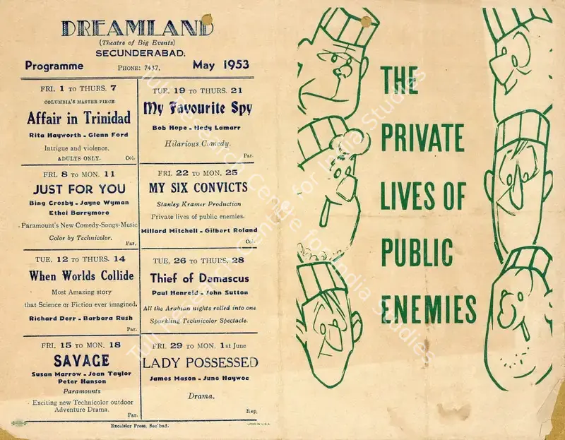Fregonese, Hugo (Director), My Six Convicts, 1952 | Handbill | CinemaEducation | 00893978