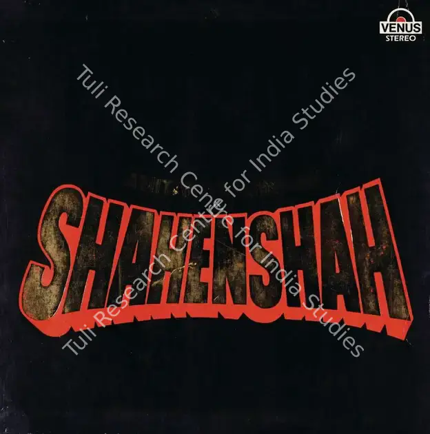 Anand, Bittu (Producer), Shahenshah, 1988 | Record Cover | CinemaEducation | 00762463