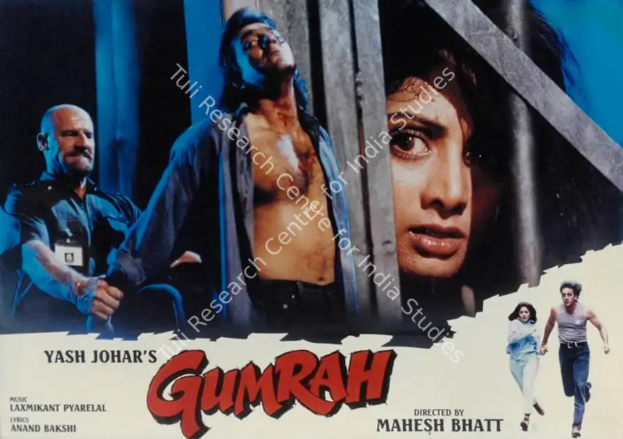 Bhatt, Pravin (Cinematographer), Gumrah, 1993 | Lobby Card | CinemaEducation | 00784560