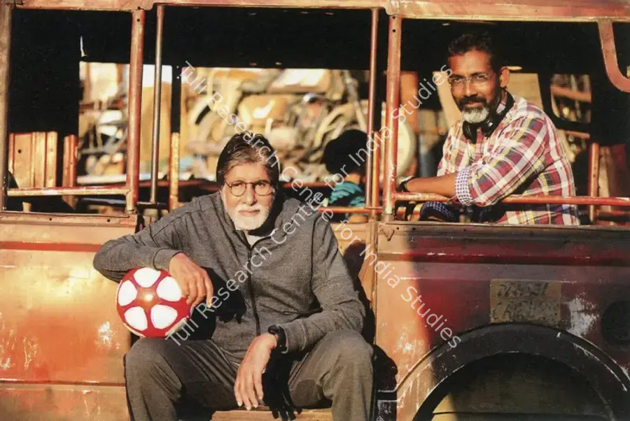 Kumar, Bhushan (Producer), Jhund, 2022. On the sets of Jhund | Working Still, The Bachchans, 2024 | CinemaEducation | 00647620