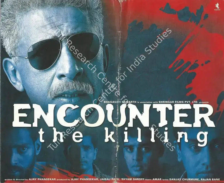 Patil, Jairaj (Producer), Encounter The Killing, 2002 | Song-Synopsis Booklet | CinemaEducation | 00781235