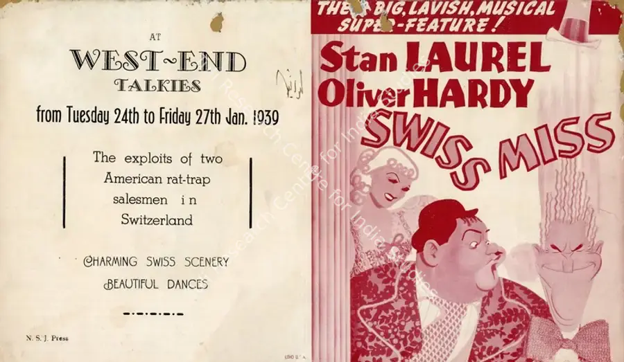 Blystone, John G. (Director), Swiss Miss, 1938 | Handbill | CinemaEducation | 00894110