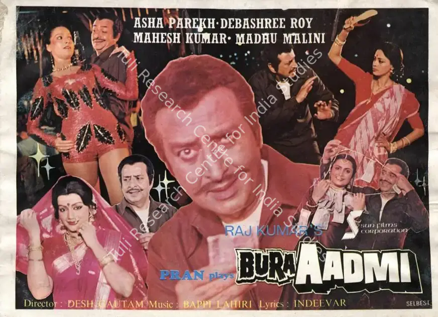 Kumar, Raj (Producer), Bura Aadmi, 0 | Song-Synopsis Booklet | CinemaEducation | 00863616