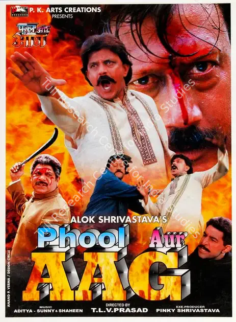 Shrivastava, Alok (Producer), Phool Aur Aag, 1999 | Song-Synopsis Booklet | CinemaEducation | 00779946