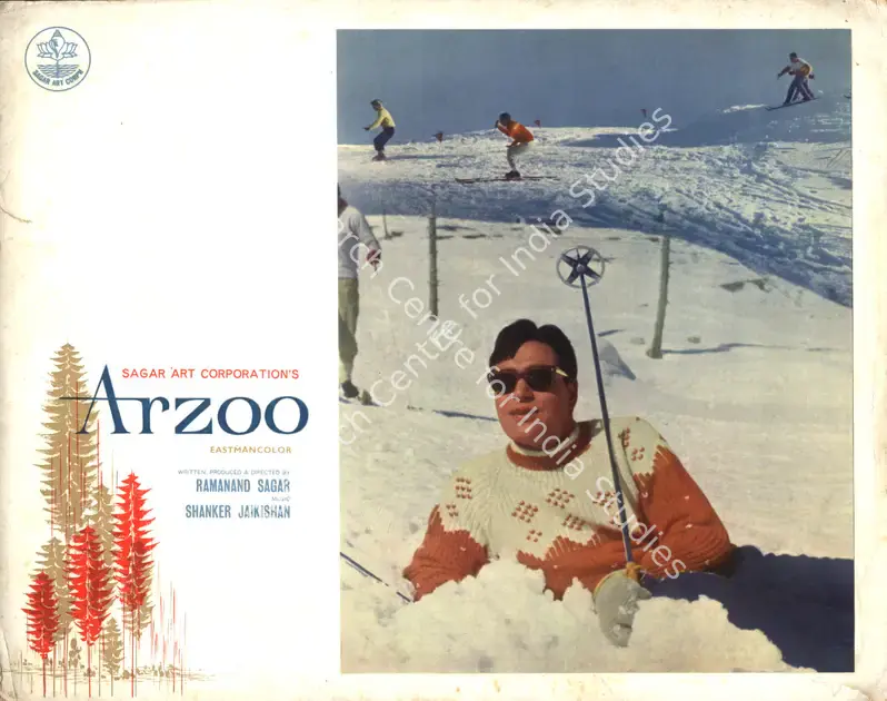 Sagar, Ramanand (Producer), Arzoo, 1965 | Photographic Still Mounted on Lobby Card | CinemaEducation | 00764656