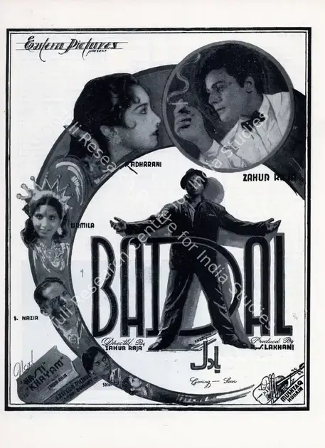 Lakhani, R.S. (Producer), Badal, 1942 | Advertisement, Filmindia, June 1942 | CinemaEducation | 00858475