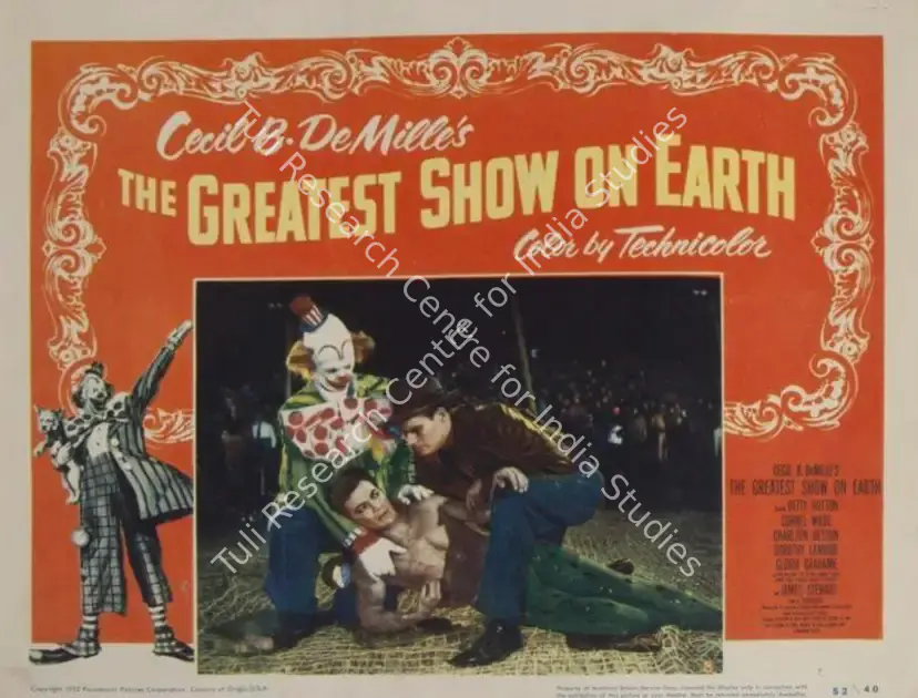 DeMille, Cecil B. (Director), The Greatest Show on Earth, 1952 | Lobby card | CinemaEducation | 00789899