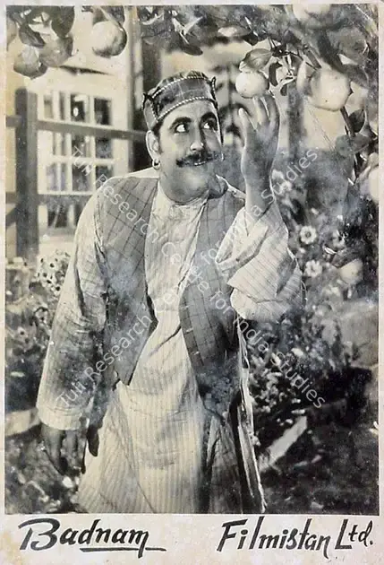 Kashyap, D.D. (Director), Badnam, 1952 | Lobby Card | CinemaEducation | 00810074