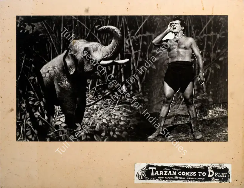 Kapoor, Surinder (Producer), Tarzan Delhi Me, 1965 | Photographic Still Mounted on Lobby Card | CinemaEducation | 00765698