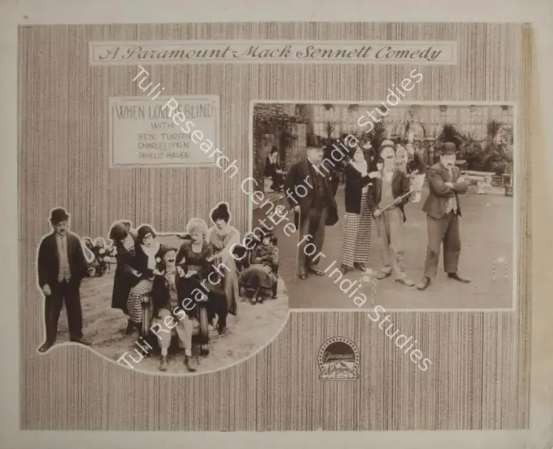 Cline, Edward F. (Director), When Love is Blind, 1919 | Lobby card | CinemaEducation | 00789965